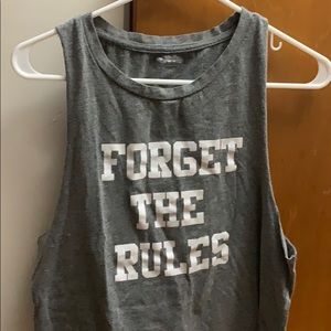 Low sided cut, tank top